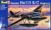 レベル 1/72 Aircraft ハインケル He115B/C 水上機
