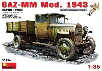 ミニアート 1/35 WW2 ミリタリーミニチュア GAZ-MM Mod.1943 1.5トン カーゴトラック