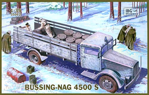 ドイツ ビューシング NAG 4500S 4.5t 大型トラック 後輪駆動 プラモデル (IBG 1/35 AFVモデル No.35012) 商品画像