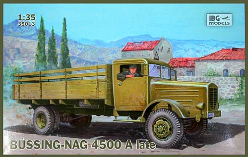 ドイツ ビューシング NAG 4500A 4.5t 大型トラック 4輪駆動 プラモデル (IBG 1/35 AFVモデル No.35013) 商品画像