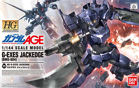 BMS-004 Gエグゼス ジャックエッジ プラモデル (バンダイ 1/144 HG ガンダムAGE（エイジ） No.025) 商品画像