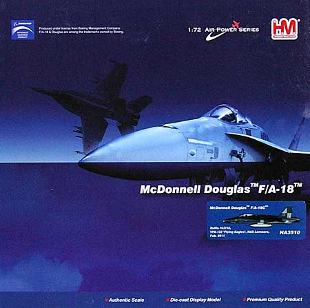 F/A-18C ホーネット フライング・イーグルス 完成品 (ホビーマスター 1/72 エアパワー シリーズ （ジェット） No.HA3510) 商品画像