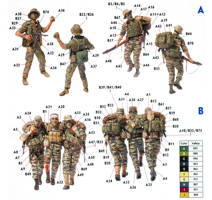 アメリカ海軍 特殊部隊 負傷兵搬送撤退シーン ベトナム戦 (Head for the Huey) プラモデル (マスターボックス 1/35 ミリタリーミニチュア No.MB35107) 商品画像_1