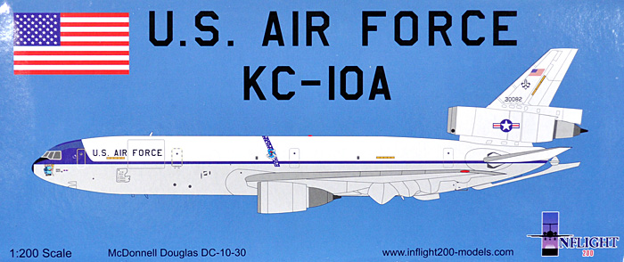 KC-10A エクステンダー アメリカ空軍 第2爆撃航空団 BAYOU BABE バークスデール空軍基地 (83-0082) 完成品 (INFLIGHT 200 1/200 ダイキャスト完成品モデル （エアライン） No.IF2KC100612) 商品画像_1