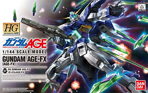 ガンダム AGE-FX プラモデル (バンダイ 1/144 HG ガンダムAGE（エイジ） No.027) 商品画像