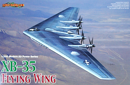 アメリカ陸軍航空隊 試作爆撃機 XB-35 プラモデル (サイバーホビー 1/200 Modern Air Power Series No.2017) 商品画像
