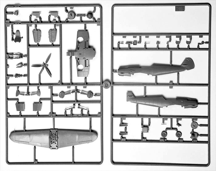 メッサーシュミット Bf109F-2 プラモデル (ズベズダ 1/72 エアクラフト プラモデル No.7302) 商品画像_2