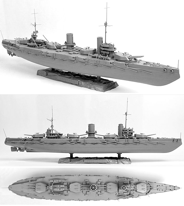 ロシア戦艦 セバストーポリ プラモデル (ズベズダ 1/350 艦船モデル No.9040) 商品画像_3