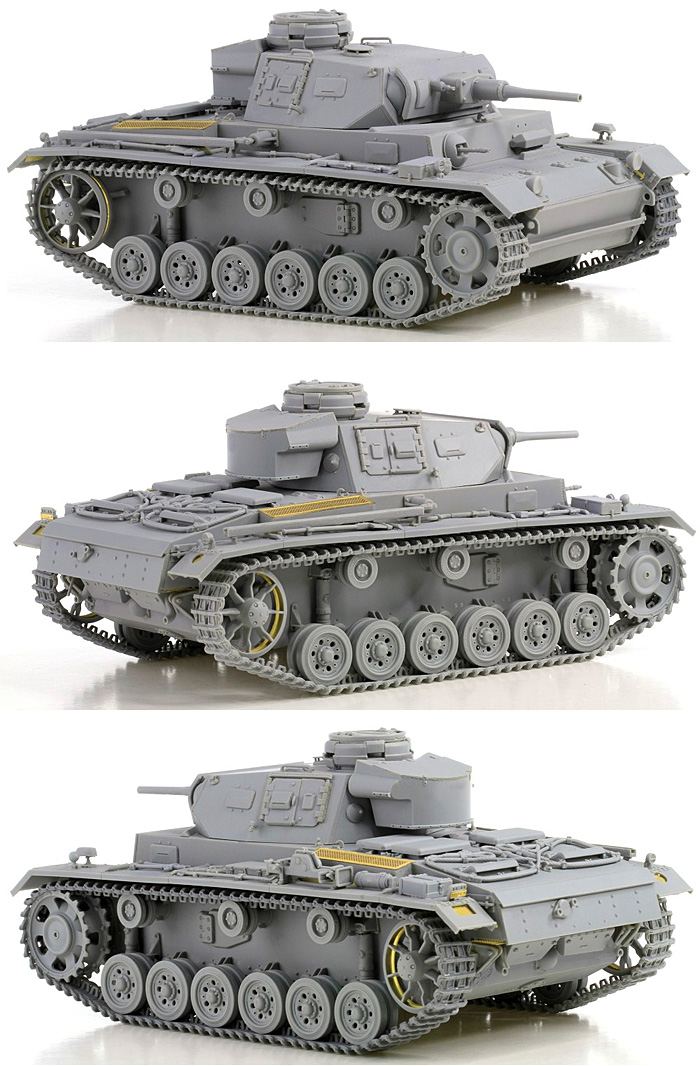 3号戦車J型 (熱帯地仕様) 初期生産型 プラモデル (ドラゴン 1/35 '39-'45 Series No.6543) 商品画像_3