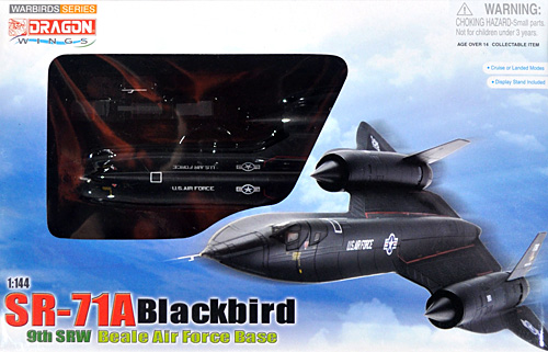 SR-71A ブラックバード アメリカ空軍 第9戦略偵察航空団 完成品 (ドラゴン 1/144 ウォーバーズシリーズ No.51015) 商品画像