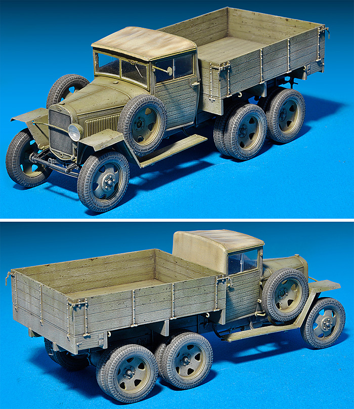 GAZ-AAA Mod.1943 カーゴトラック プラモデル (ミニアート 1/35 WW2 ミリタリーミニチュア No.35133) 商品画像_3