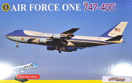 VC-25 エアフォースワン (内部再現キット) プラモデル (サイバーホビー 1/144 エアライン （組立キット） No.14703) 商品画像