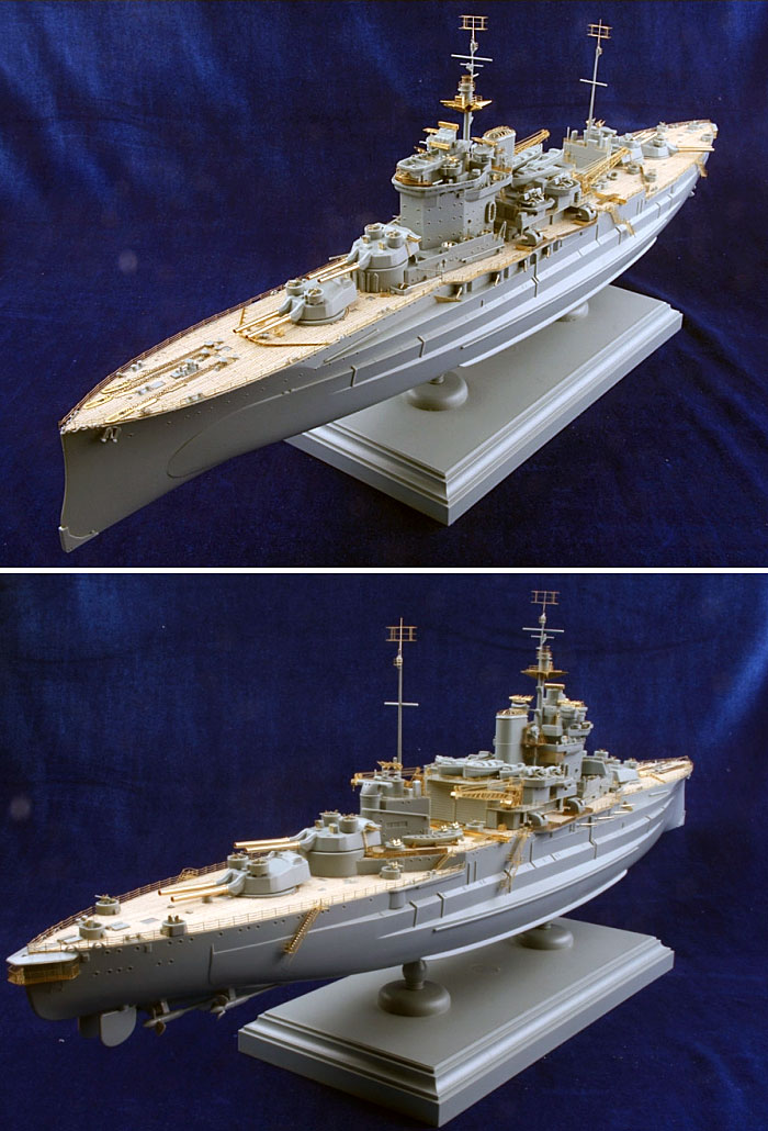 HMS ウォースパイト用 ディテールアップパーツ エッチング (KA Models 艦船用 エッチングパーツ No.KG-10010) 商品画像_1