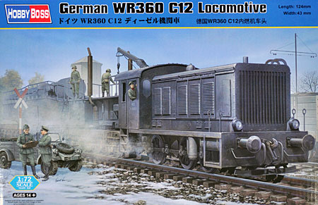 ドイツ WR360 C12 ディーゼル機関車 プラモデル (ホビーボス 1/72 ファイティングビークル シリーズ No.82913) 商品画像