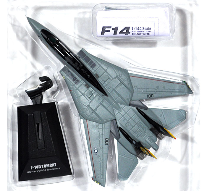 F-14D トムキャット アメリカ海軍 VF-31 トムキャッターズ CAG 完成品 (ウイッティ・ウイングス 1/144 スカイ ガーディアン シリーズ （現用機） No.W144-01001) 商品画像_1