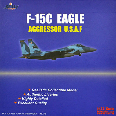 F-15C イーグル アメリカ空軍 第65アグレッサー飛行隊 ネリス空軍基地 完成品 (ウイッティ・ウイングス 1/144 スカイ ガーディアン シリーズ （現用機） No.W144-02001) 商品画像