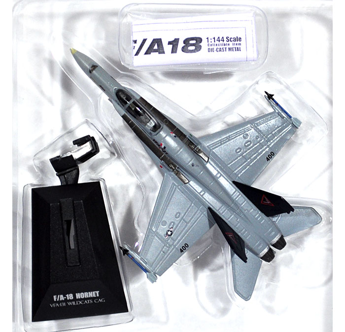 F/A-18C ホーネット アメリカ海軍 VFA-131 ワイルドキャッツ CAG 完成品 (ウイッティ・ウイングス 1/144 スカイ ガーディアン シリーズ （現用機） No.W144-04001) 商品画像_1