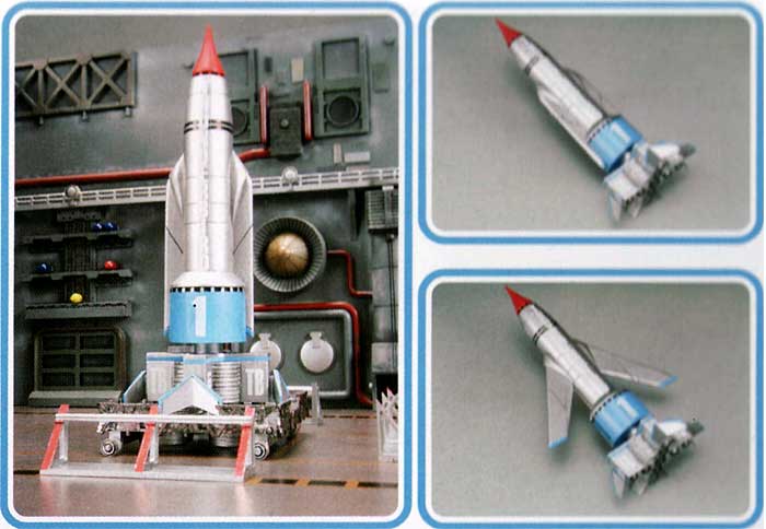 サンダーバード 1号 & 発射基地 プラモデル (アオシマ サンダーバード No.旧006) 商品画像_2