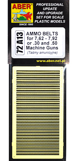 機銃弾薬帯 7.62-7.92mm 30口径&50口径 エッチング (アベール 1/72 AFV用 エッチングパーツ No.72A013) 商品画像