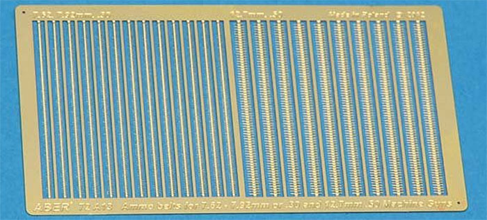 機銃弾薬帯 7.62-7.92mm 30口径&50口径 エッチング (アベール 1/72 AFV用 エッチングパーツ No.72A013) 商品画像_2