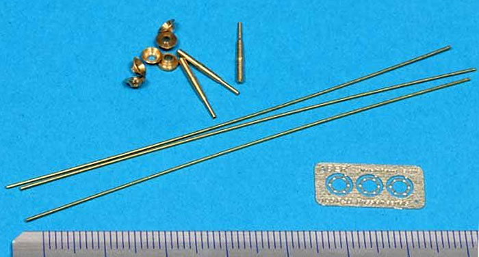 ロシア 現用戦車用 アンテナ 3本セット エッチング (アベール 1/35 AFV用エッチングパーツ No.35R033) 商品画像_2