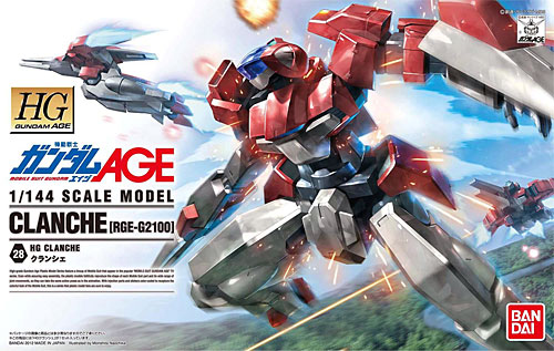 RGE-G2100 クランシェ プラモデル (バンダイ 1/144 HG ガンダムAGE（エイジ） No.028) 商品画像