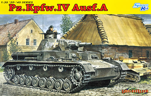 ドイツ 4号戦車 A型 (Pz.Kpfw.4 Ausf.A) プラモデル (サイバーホビー 1/35 AFV シリーズ （