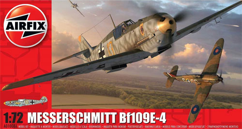 メッサーシュミット Bf109E-4 プラモデル (エアフィックス 1/72 ミリタリーエアクラフト No.A01008A) 商品画像