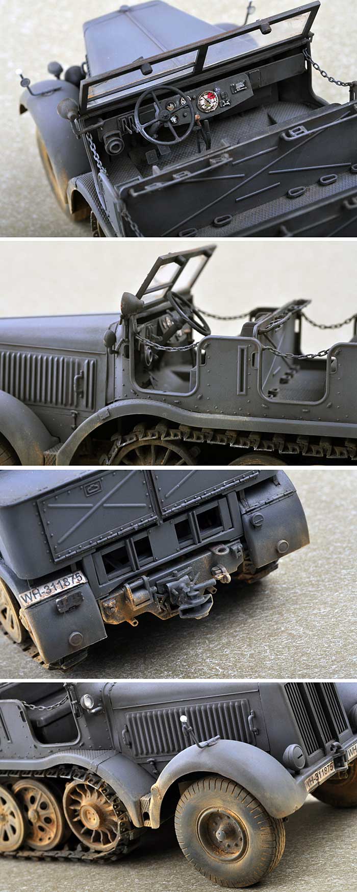 ドイツ軍 Sd.kfz.8 12ｔ重ハーフトラック プラモデル (トランペッター 1/35 AFVシリーズ No.01583) 商品画像_3