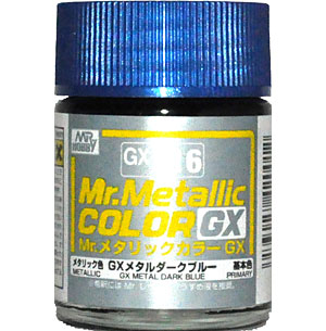 GX メタルダークブルー (メタリック) (GX-216) 塗料 (GSIクレオス Mr.メタリックカラー GX No.GX-216) 商品画像