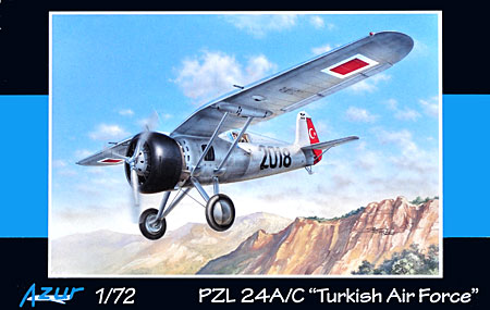 PZL P.24A/C トルコ空軍 プラモデル (アズール 1/72 航空機モデル No.A102) 商品画像
