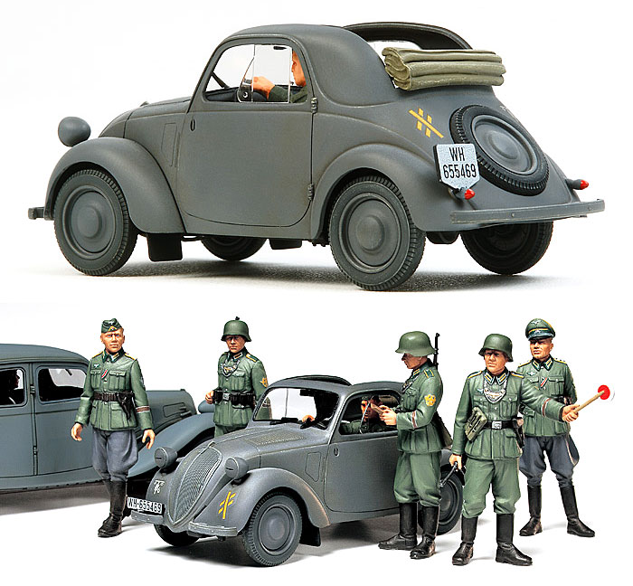 ドイツ軍 スタッフカー シムカ 5 プラモデル (タミヤ 1/35 ミリタリーミニチュアシリーズ No.321) 商品画像_3