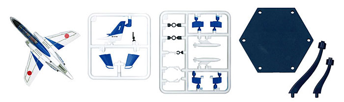 T-4 ブルーインパルス プラモデル (童友社 1/144 現用機コレクション スマートセット No.001) 商品画像_2