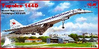 ICM 1/144 エアクラフト ロシア ツポレフ Tu-144D 超音速旅客機 チャージャー