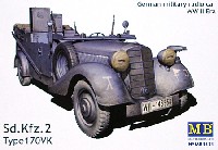 マスターボックス 1/35 ミリタリーミニチュア ドイツ Sd.kfz.2 軍用無線車 Type 170VK