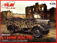 ICM 1/35 ミリタリービークル・フィギュア ドイツ L1500A (Kfz.70) 中型4輪 兵員輸送車