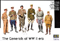 マスターボックス 1/35 ミリタリーミニチュア 元帥将軍 6体セット 日英米独露仏 各1体 (The Generals of WW2 era)