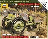 ソビエト 76mm 歩兵砲 w/クルー