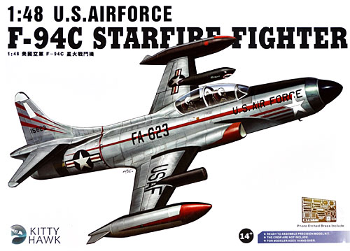 F-94C スターファイア プラモデル (キティホーク 1/48 ミリタリー No.KH80101) 商品画像