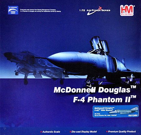 F-4G ファントム 2 ワイルド・ウィーゼル 完成品 (ホビーマスター 1/72 エアパワー シリーズ （ジェット） No.HA1980) 商品画像