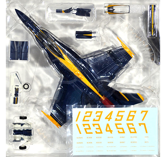 F/A-18A ホーネット ブルーエンジェルス 2010 完成品 (ホビーマスター 1/72 エアパワー シリーズ （ジェット） No.HA3514) 商品画像_1