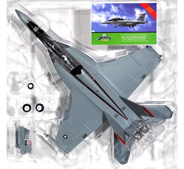 F/A-18F スーパーホーネット アメリカ海軍 VFA-41 ブラックエイセス CAG 2009 完成品 (ウイッティ・ウイングス 1/72 スカイ ガーディアン シリーズ （現用機） No.75222) 商品画像_1