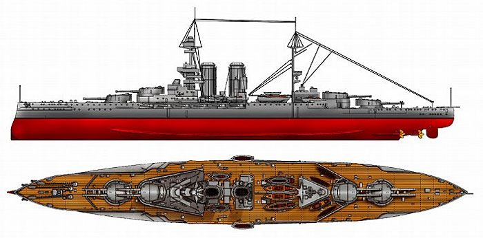 英国海軍 クイーン・エリザベス級戦艦 クイーン・エリザベス 1918 (エッチングパーツ付) プラモデル (ピットロード 1/700 スカイウェーブ W シリーズ No.W145E) 商品画像_1