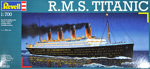 R.M.S. タイタニック プラモデル (レベル 1/700 艦船モデル No.05210) 商品画像