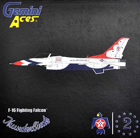 F-16 ファイティングファルコン U.S.A.F サンダーバーズ #2 完成品 (ジェミニ ジェット 1/72 ジェミニ エース シリーズ No.GAUSA5003) 商品画像