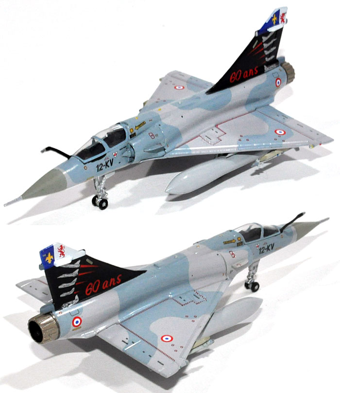 ミラージュ 2000C フランス空軍 第12戦闘航空団 第2戦闘飛行隊 60周年記念塗装機 完成品 (ホーガンウイングス M-SERIES No.7440) 商品画像_2