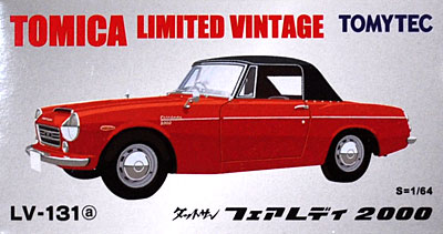 ダットサン フェアレディ 2000 (赤) ミニカー (トミーテック トミカリミテッド ヴィンテージ No.LV-131a) 商品画像
