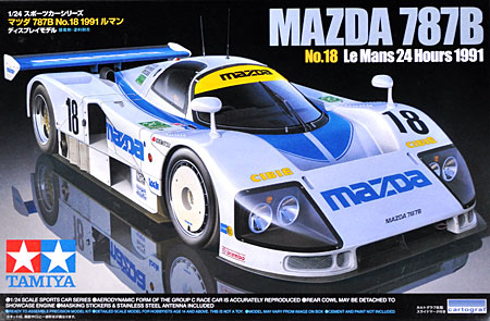 マツダ 787B No.18 1991 ルマン プラモデル (タミヤ 1/24 スポーツカーシリーズ No.326) 商品画像