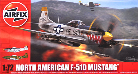 F-51D ムスタング プラモデル (エアフィックス 1/72 ミリタリーエアクラフト No.A02047) 商品画像