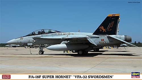 F/A-18F スーパーホーネット VFA-32 スウォーズメン プラモデル (ハセガワ 1/72 飛行機 限定生産 No.02010) 商品画像